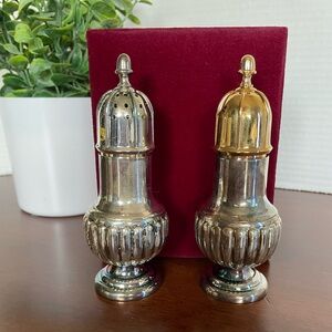 Salt & Pepper Shakers By Godinger Silver Treasures, Never Used.